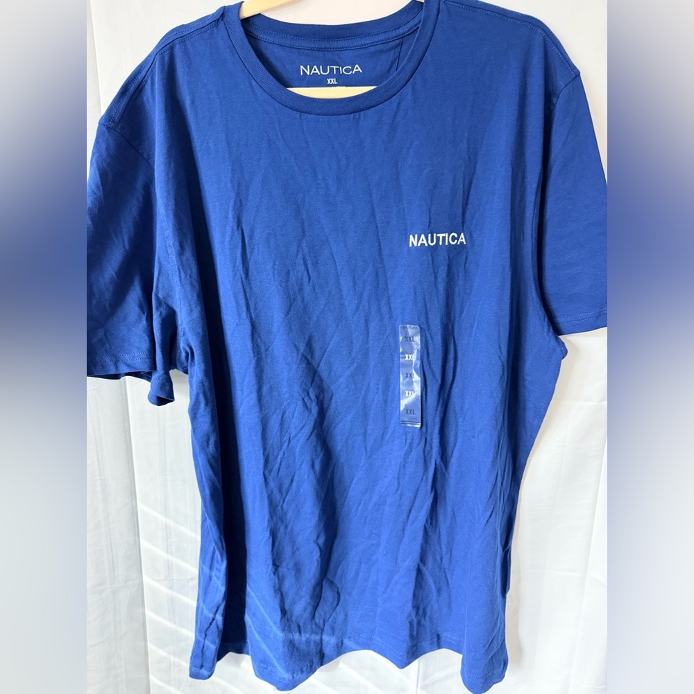 4 with 👚 for $15 Nautica Men's Classic Blue Tee